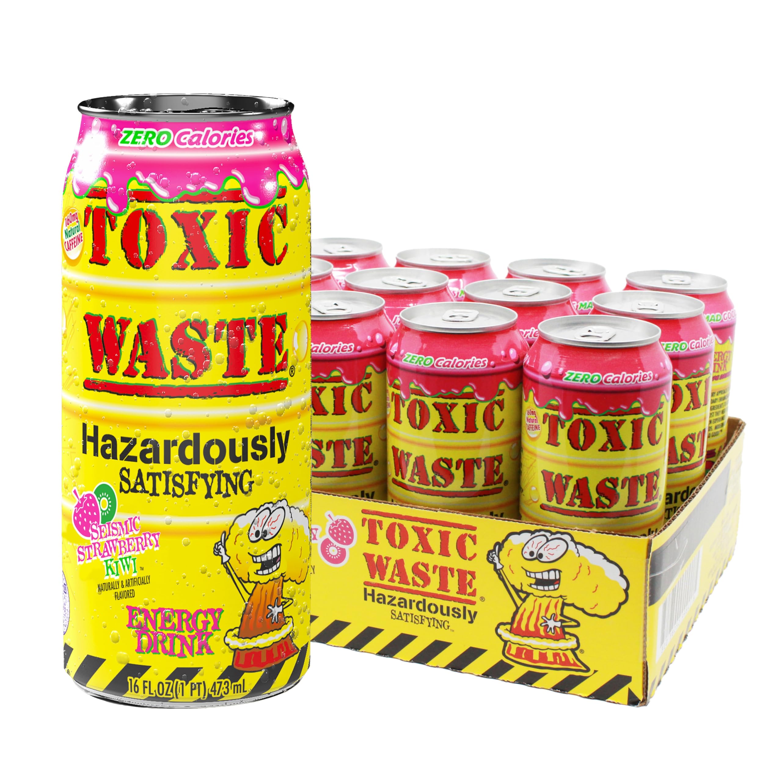 Amazon.com : Modern Ape Drinks Toxic Waste Energy Drink - Seismic